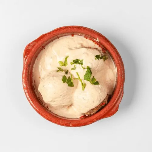 Albóndigas en salsa de queso bei Tapas & More Dortmund